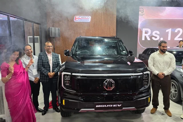 MG U9 (electric pickup) at NAIMA Nepal Mobility Expo 2026