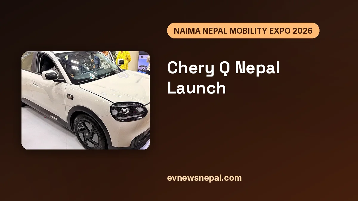 Chery Q Nepal Launch Price Features and Range at Rs 30.99 Lakh