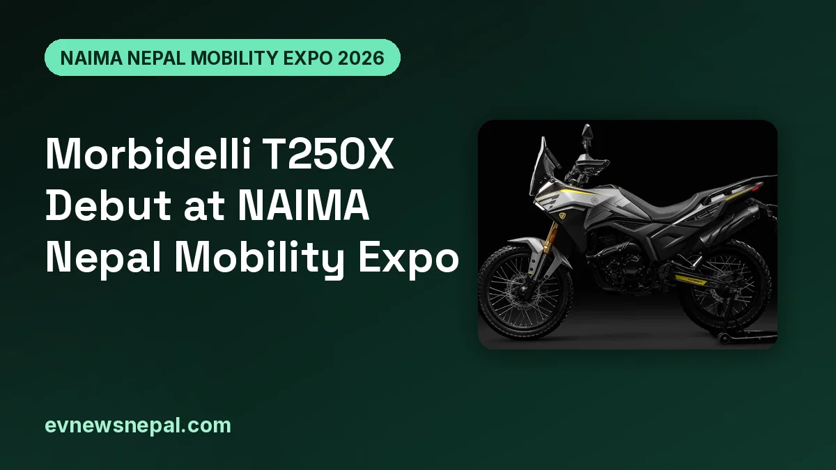 Morbidelli T250X Debut at NAIMA Nepal Mobility Expo 2026