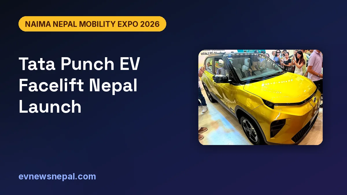 Tata Punch EV Facelift Nepal Launch Price Features Range 32.99 Lakh