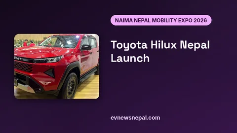 Toyota Hilux Hybrid at NAIMA Nepal Mobility Expo 2026