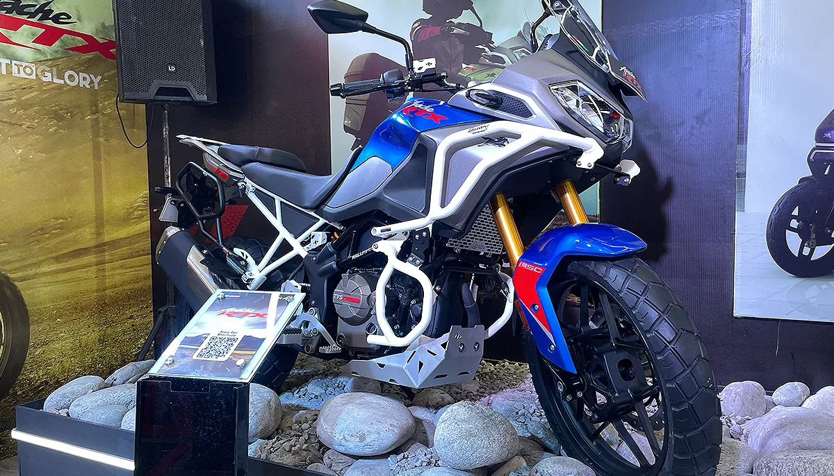 TVS Apache RTX 300 Debuts at NAIMA Nepal Mobility Expo 2026 Pre Launch