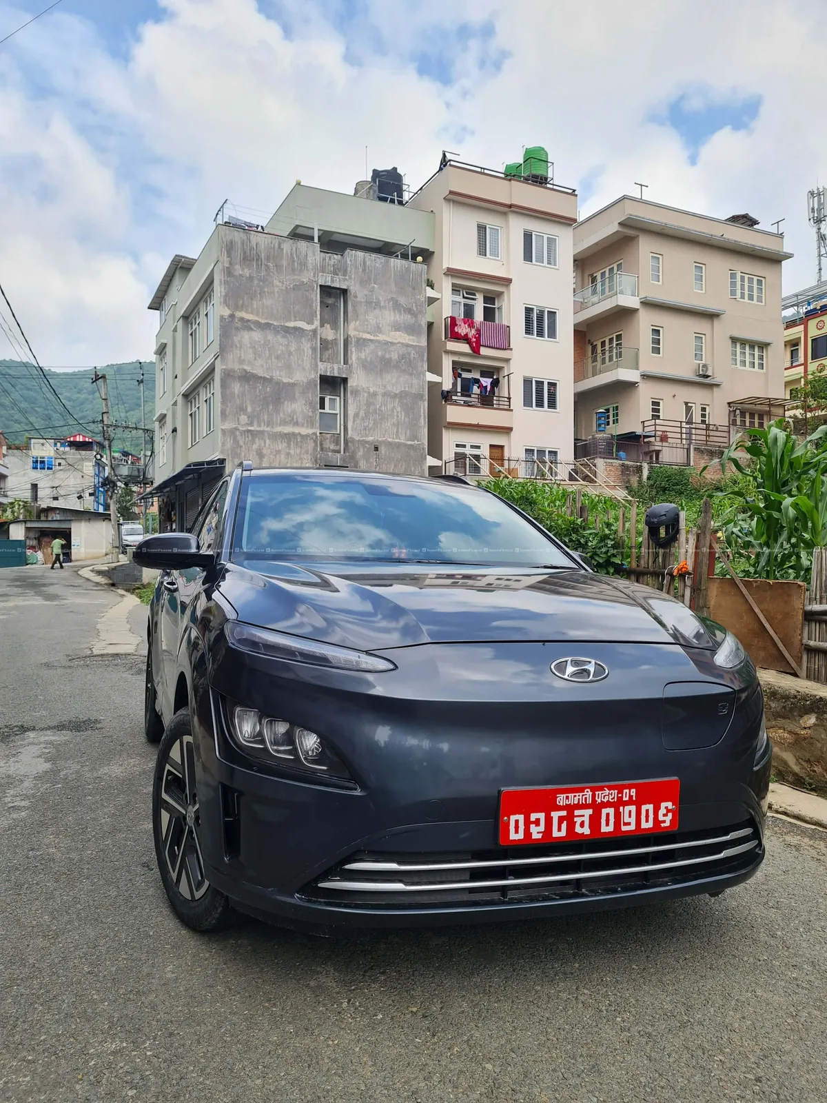 Hyundai Kona EV 2022 Model GLS model Knight Black - Photo 3